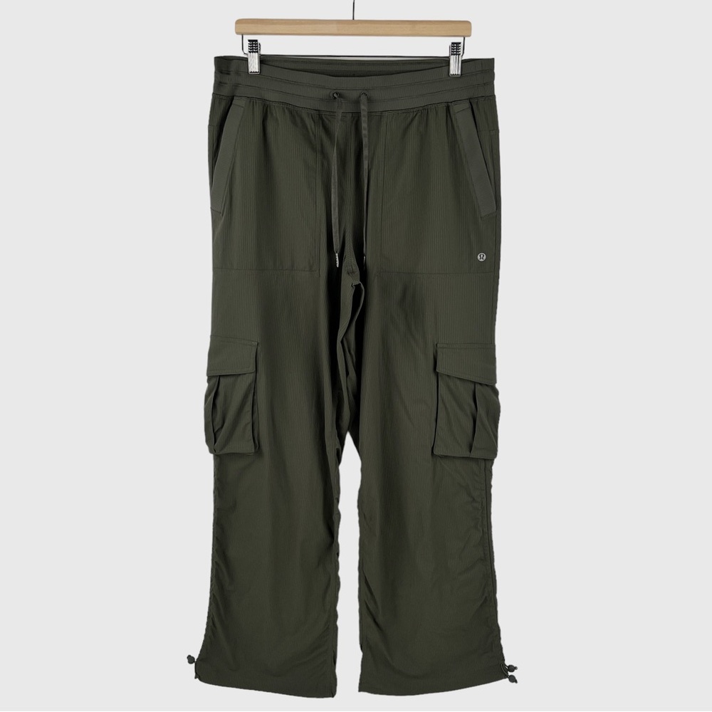 lululemon athletica Olive Green Straight Leg Pants
